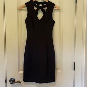 Guess Los Angeles Black Dress with Top Cutouts